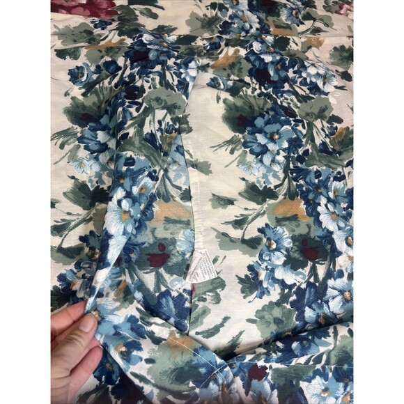 Vintage Pillow Shams Set Of 2 80s Floral 31x25 MCM Cottagecore - Picture 7 of 7